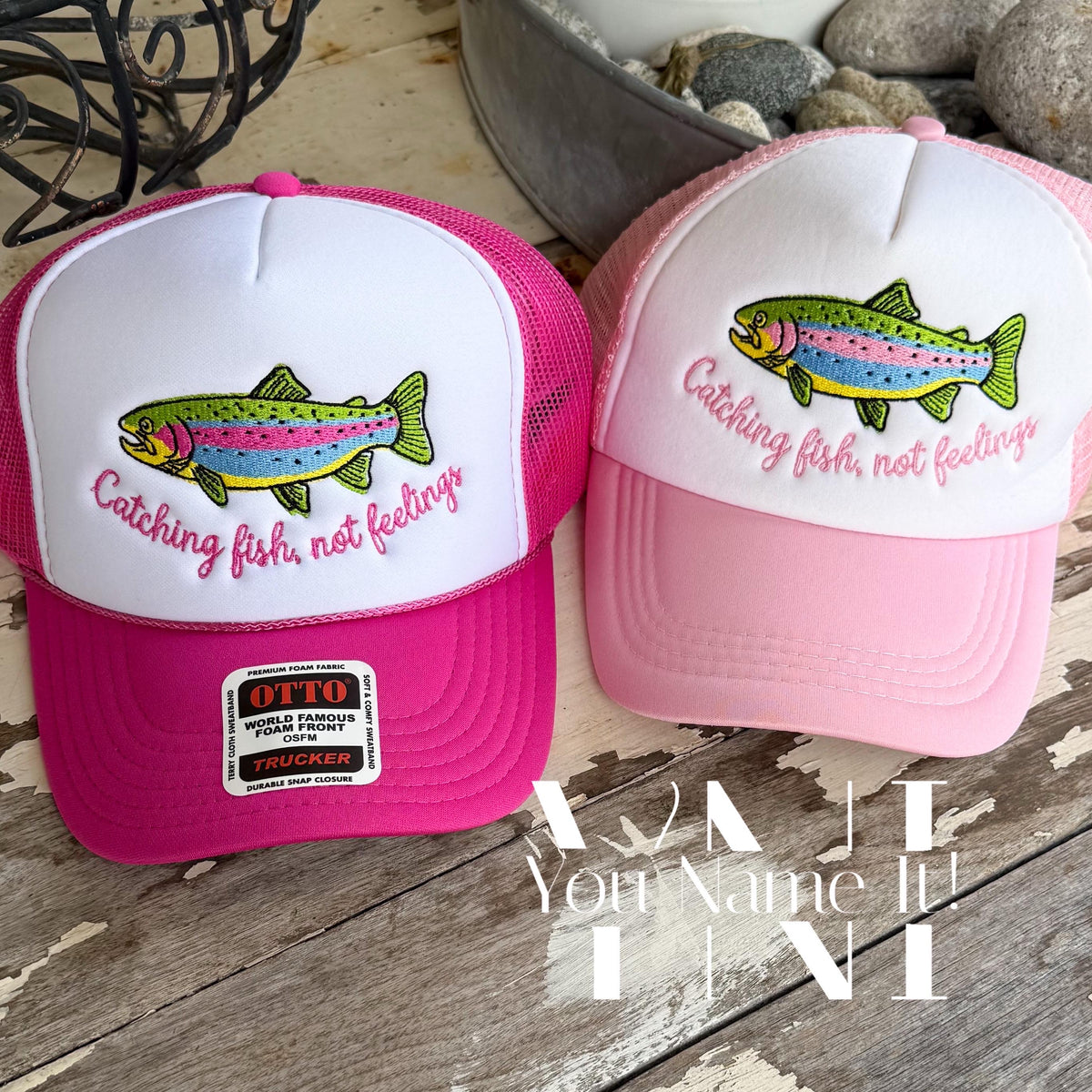 Catching Fish Not Feelings Hat