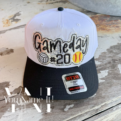 Sequin Gameday with Sport Icon Hat (0015G)