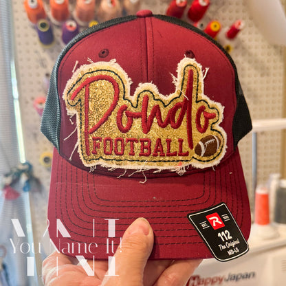 Sequin Script Team AND Sport Hat (0015S)