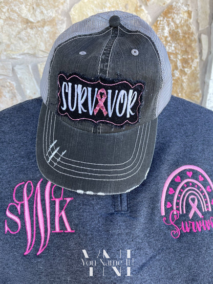 Breast Cancer Survivor Hat
