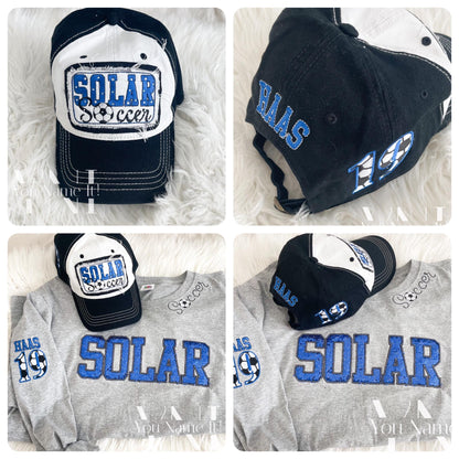 Athletic Font Mascot SPORT Hat (H005)*