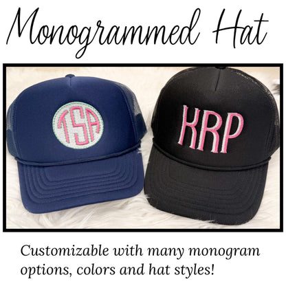 Monogrammed Hat