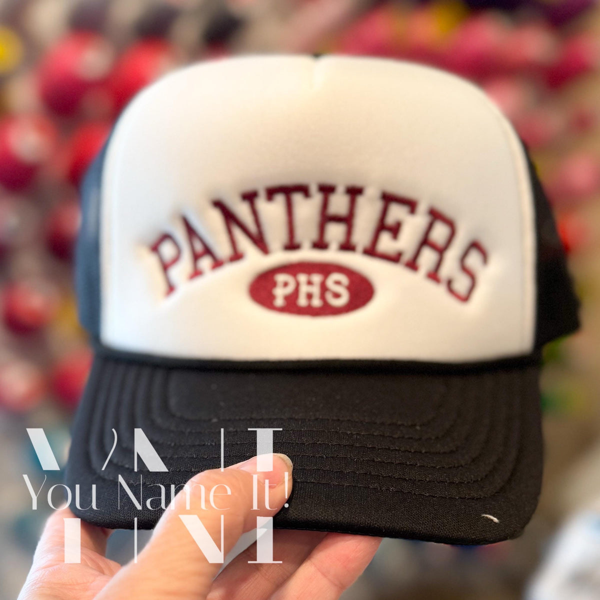 Arched Name with Circle Patch Spirit Hat *