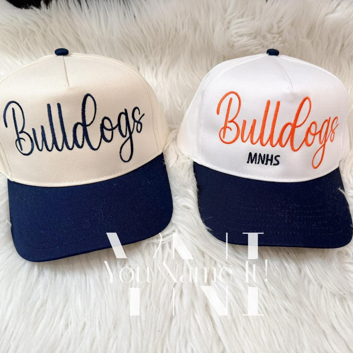 Custom School Team Other Spirit Hat, Script Font  (0029)*