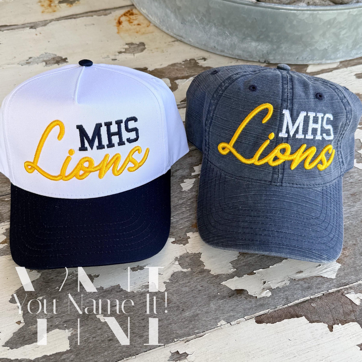 3D Foam Mascot With School Initials Hat*